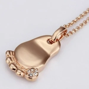 Promotion Gift Baby Feet Pendant Necklace