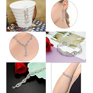 Rhinestone Jewelry Sets for Women Necklace and Earring set with Crystal Bracelet Manufacturer China