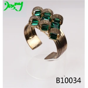 Rhinestone crystal watch alloy fashion flower bracelet pattern bangle