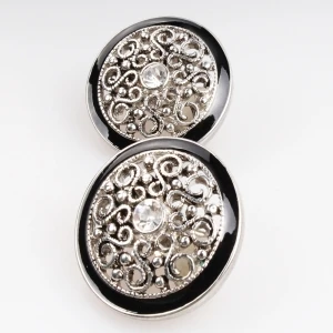 Round shaped ethnic style clip on earrings designs E30080