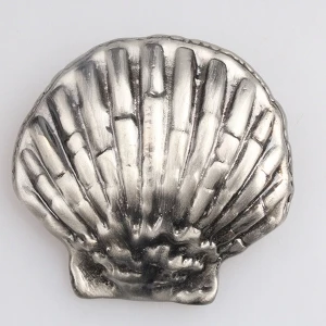 Silver bouquet shell christmas cheap wholesale pin brooch P80002