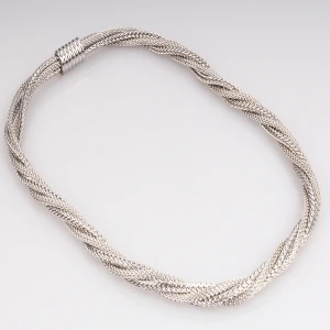 Snake Bone Chains Twisted Necklace