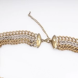 中国 Three Layrers Chains Necklace with Resin Stone メーカー