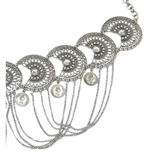 Vintage Waist Chian Hollow Carving Rhinestone Crystal Body Chain Summer Beach Body Waist Chain Jewelry Supplier China