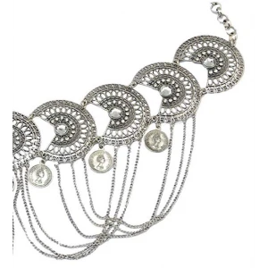 Vintage Waist Chian Hollow Carving Rhinestone Crystal Body Chain Summer Beach Body Waist Chain Jewelry Supplier China