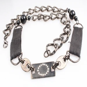 Womens jean custom rhinestone beaded lady metal chain belt BT60071