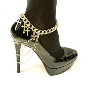 accessory crossing jewelry high heel ankle chain TS012