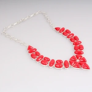 acrylic flower islamic prayer beads costume necklace N90017