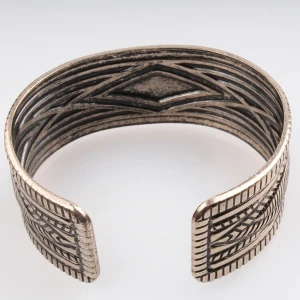 ancient egyptian jewelry hologram brass cuff bracelet B10141