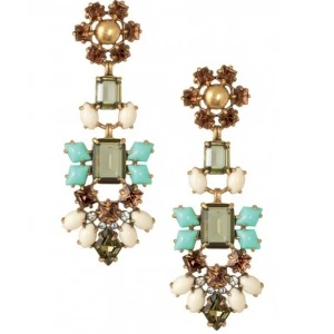 antique gold free seed bead bracelet necklace jewelry set JS002