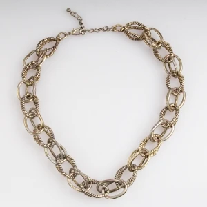 big choker simple mens chain gold statement necklace N90099
