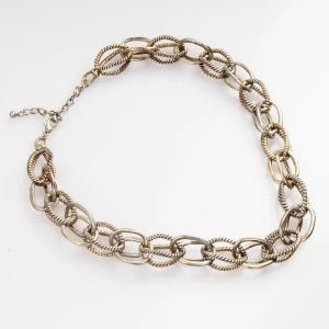 big choker simple mens chain gold statement necklace N90099