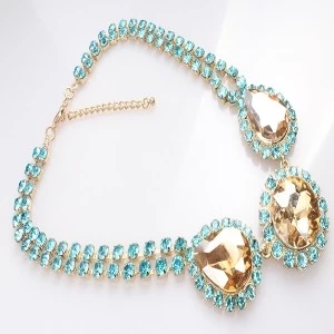中国 big colorful crystal sex charmed diamond necklace N90095 メーカー