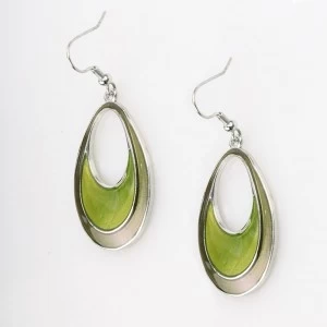 Китай big jhumka ethnic colorful teardrop hanging earrings E30075 производителя