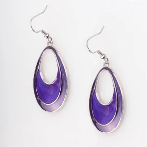 big jhumka ethnic colorful teardrop hanging earrings E30075