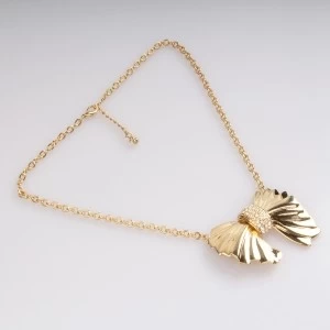 China cheap butterfly ties chains gold statement necklace N90348 manufacturer