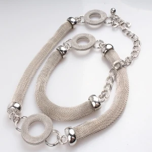 cheap new model wire mesh men s alloy waist belt BT60020