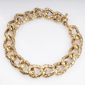 colored plastic chain link stingray skin jewelry necklace N90402