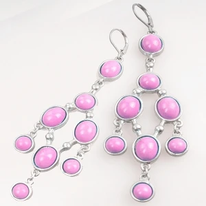 colorful animal shaped resin diamond drop piercing earrings