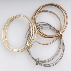 copper jewelry bangle set european charm bracelet B10146