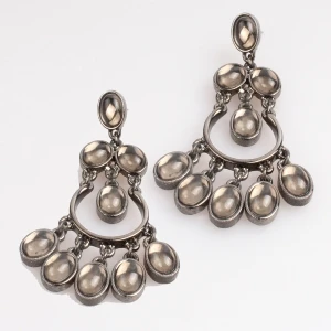 costume ears and tail fashion design hanging moonstone earrings