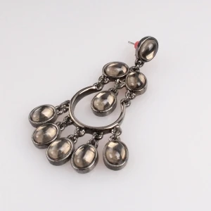 costume ears and tail fashion design hanging moonstone earrings