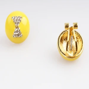 crystal butterfly cheap wholesale stud earrings E30021