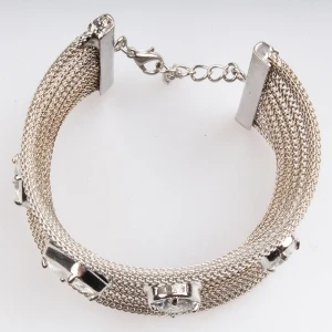 مش تصميم الماس كريستال التنس الاسورة سوار