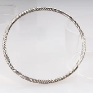 Китай cute girls sex bangle spiral silver thin bracelet B10151 производителя