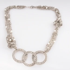 fake pearl thigh chain fashion jewelry choker necklace N90175