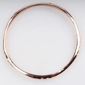 China famous brand rhinestone jewelry rose gold brass bracelet B10150 manufacturer