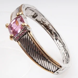 fashion glitter engravable stainless steel engagement bangle