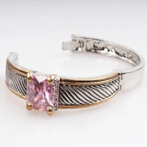 fashion glitter engravable stainless steel engagement bangle