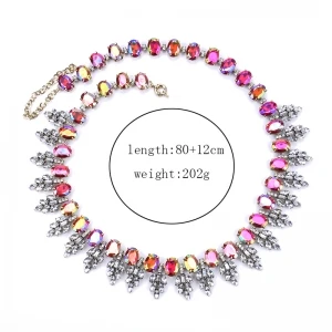 fashion jewelry accessory belly chain crystal shiny necklace