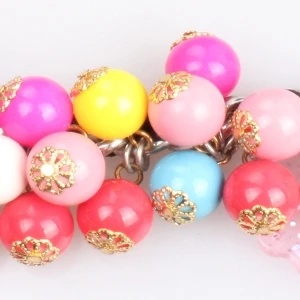 fashion jewelry chunky colorful bead choker necklace N90093