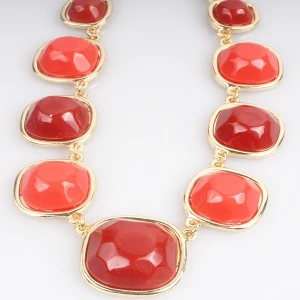 fashion jewelry large acrylic bead choker necklace N90015