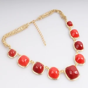 fashion jewelry large acrylic bead choker necklace N90015