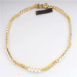 fashion lady beaded gold waist chain sash belt BT60021