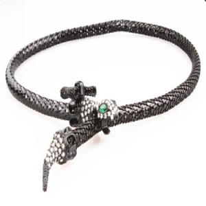 fashion snake shaped crystal sex charmed necklace N90002