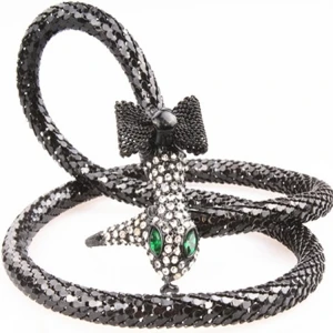 fashion snake shaped crystal sex charmed necklace N90002