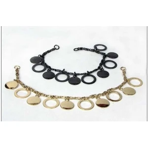 gold plated round link pendant accessories shoe chain TS001