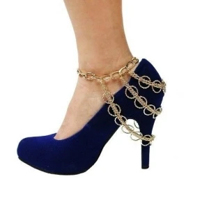 gold wedding jewelrymini run shoe key ring foot chain TS015