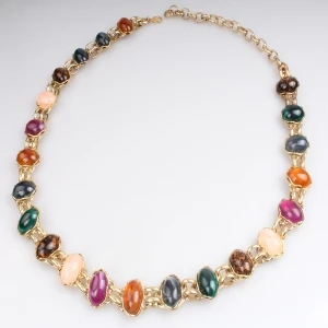 handmade colorful turquoise stone beaded belt BT60015