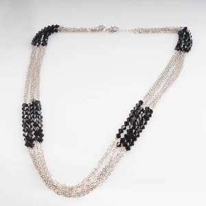 huayruro seed beaded jewelry chains costume necklace N90137