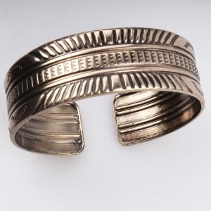 kuchi tribal hand made tattoo jewelry copper cuff bracelet B10142