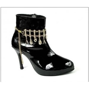 Китай letter key turkey gold handmade crystal shoes chain TS002 производителя