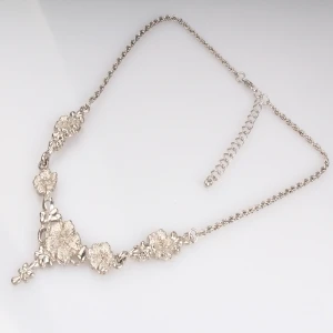 metal rainbow flower fashion jewelry choker necklace N90190