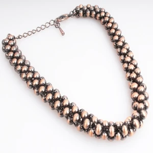 precious metal jewelry princess chunky beaded necklace N90051