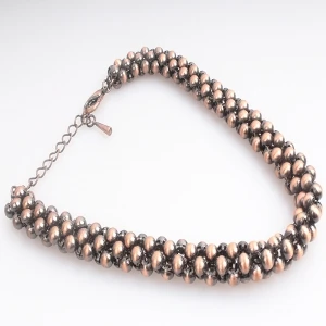 precious metal jewelry princess chunky beaded necklace N90051