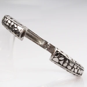 silver stingray bangle adjustable zinc alloy bracelet B10139